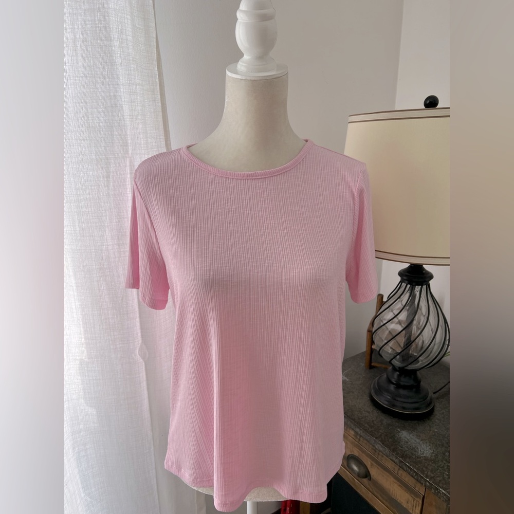 NWT Old Navy luxe ribbed slub knit T-shirt